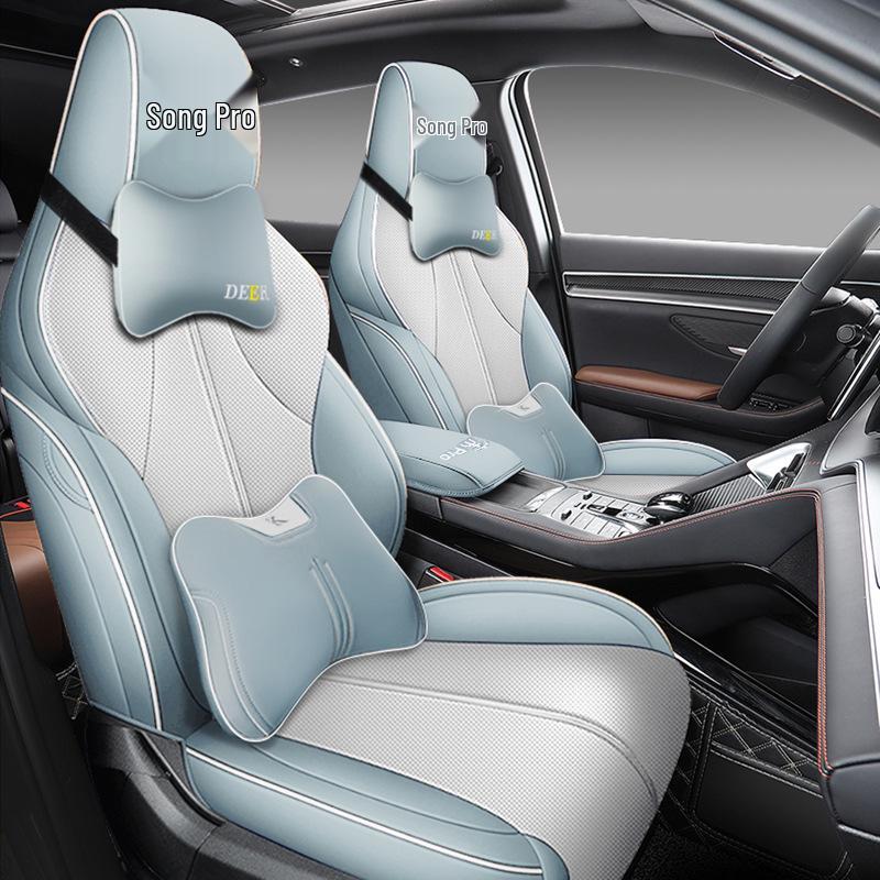 BYD Song PRO dm-i Universal Leather Car Seat Cushion: Four-Season Full Coverage