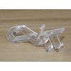 Hidden Channel Valance Clips 1-7/8inch 10pcs Clear Color for Faux and Real Wood Window Blinds Retainer Holder Clip for The Valance with a Groove in