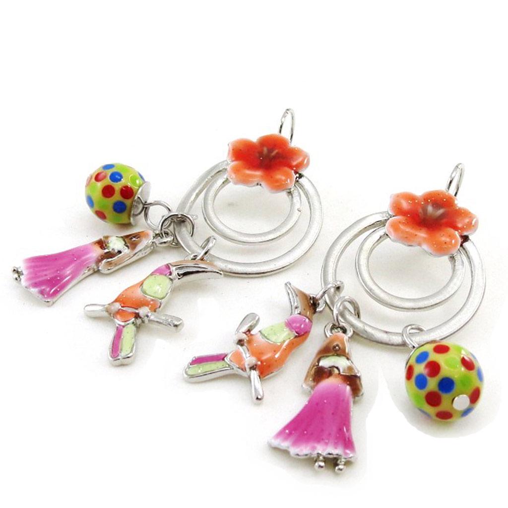 NOA [I9934] - Multicolor 'Vahiné' Designer Earrings