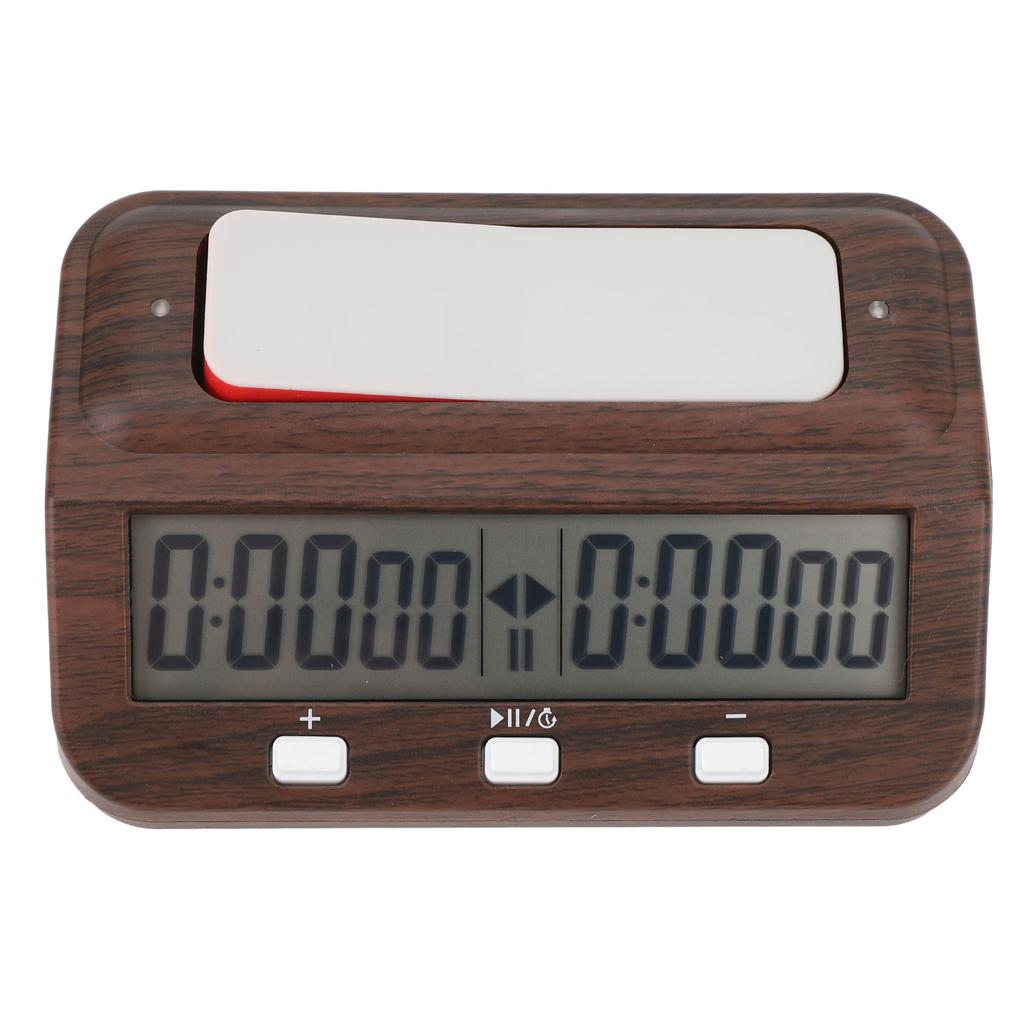 Шахматные часы с обратным отсчетом Профессиональные соревнования Звуковая сигнализация Функция Деревянный внешний вид Портативный