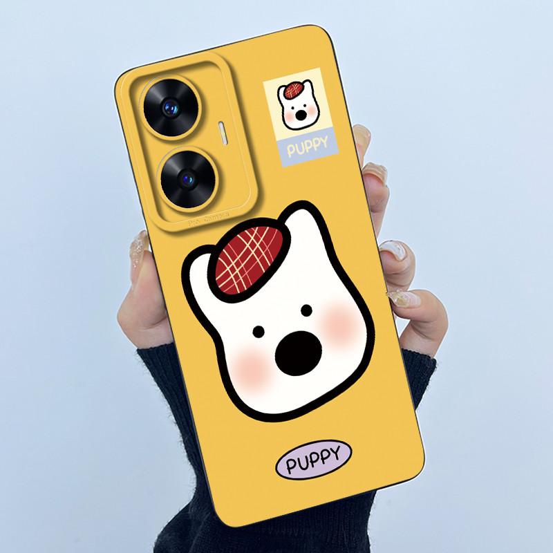 Чехол для Realme C55 NFC Realme C55 4G Narzo N55 2023 Телефон Чехол Милый Панда Сладкие Девочки Кошки Мягкий Силикон Ударопрочный Чехол