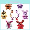 Fnaf Пять Ночей у Фредди Друзья Плюшевая Игрушка Мягкий Подарок 18/25см Желтый Коричневый Фиолетовый Синий Красный Белый
