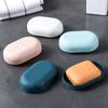 PP Material Soap Dish Shower Travel With Lid 1 PCS