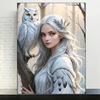 New Arrival Sale 5D Diamond Painting Woman Tiger Owl Full Square Round Drill Animal Cross Stitch Fairy Embroidery Mosaic Art