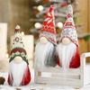 Snowflake Knitted Hat Santa Gnome Doll Christmas Decor Faceless Doll Forest Old Man Pendants Christmas Gifts New Year Navidad