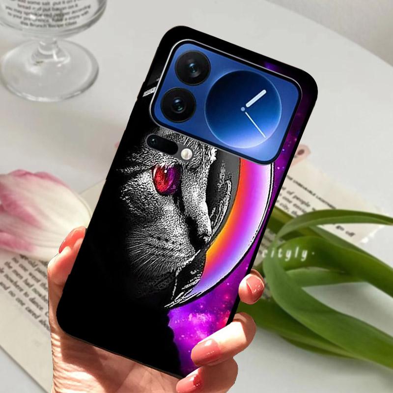 Чехол для Xiaomi Mi 17 Pro Max/17Pro Модный Ударопрочный Защитный Задний Чехол Для Xiaomi 17 ProMax Мягкий ТПУ Силиконовый Чехол для Телефона