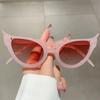 New Cat Eye Sunglasses Fashion Vintage Snake Shaped Frame Multicolor for Women Stylish Trendy Brand Design Shade Eyewear