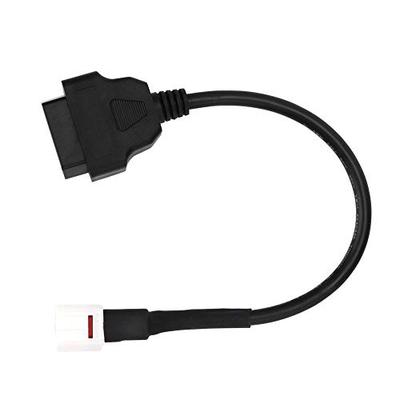 Диагностический кабель, Qiilu 4-контактный к OBD2 считыватель кодов неисправностей сканер для мотоциклов диагностический кабель,