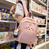 New High-value, Fresh and Sweet, Cute Cartoon Chick Backpack, Grade 3-6 Large-capacity Backpack for Primary School Students
