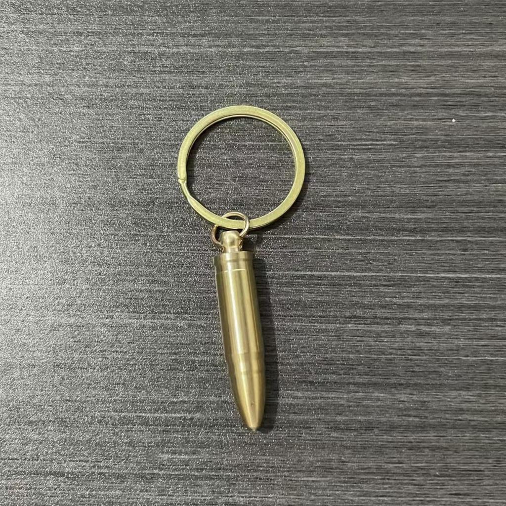 Латунная Пуля Ручной Работы Мини-Нож Брелок-Подвеска