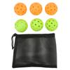 6pcs Outdoor Pickleball Balls Sports Training Pickleballs 40 Holes Pickleball Ball Set for Outdoor