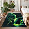 Crystal Velvet Rug Soft Non Slip Indoor Floor Mat Home DecorAlien Xenomorph