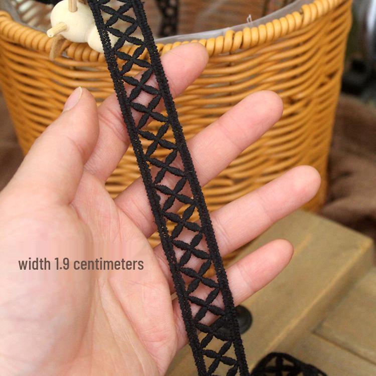 Полая отделка кружевом из молочного шелка для украшения плечевого и поясного ремня своими руками