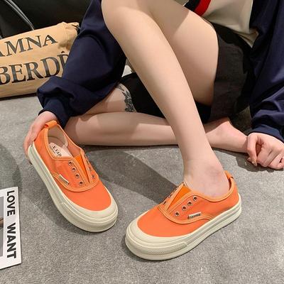 Женская обувь Canvas Off White женские туфли на высокой платформе Slip Original Cotton 2024 Новые удобные и элегантные легкие туфли