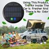 Solar and USB Powered Car Air Purifier Dual Core Technology Deodorizer Formaldehyde Remover Dual Use for Home