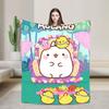 Плед Molang Kawaill Кролик Мерч Теплый Уютный Пушистый Пледы для Дивана 50x60 Дюймов Разные Размеры Пледы