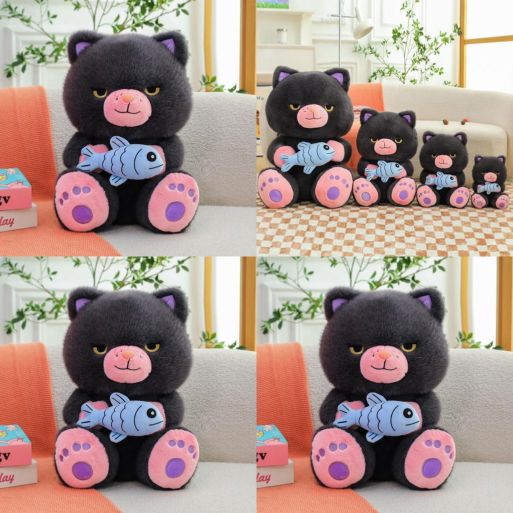 Cute Demon Meow Meow Plush Toy Cat Animal Doll For Kids And Collectors