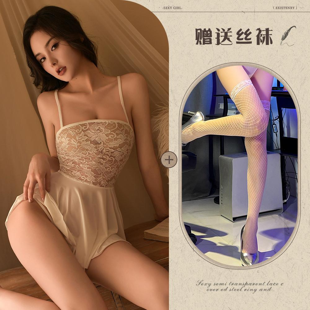 Новое сексуальное нижнее белье, сексуальные подтяжки, соблазнительная кружевная ночная рубашка, сексуальная униформа для ночного клуба, пижама, которую нельзя взять с собой.