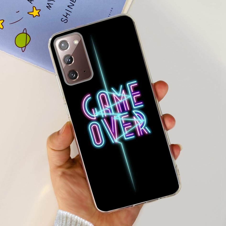 Чехол для Samsung Note 20 5G SM-N981B Популярный Цветок Тонкий Мягкий Силиконовый Чехол для Телефона для Samsung Galaxy Note20 Ultra 5G Funda Capa