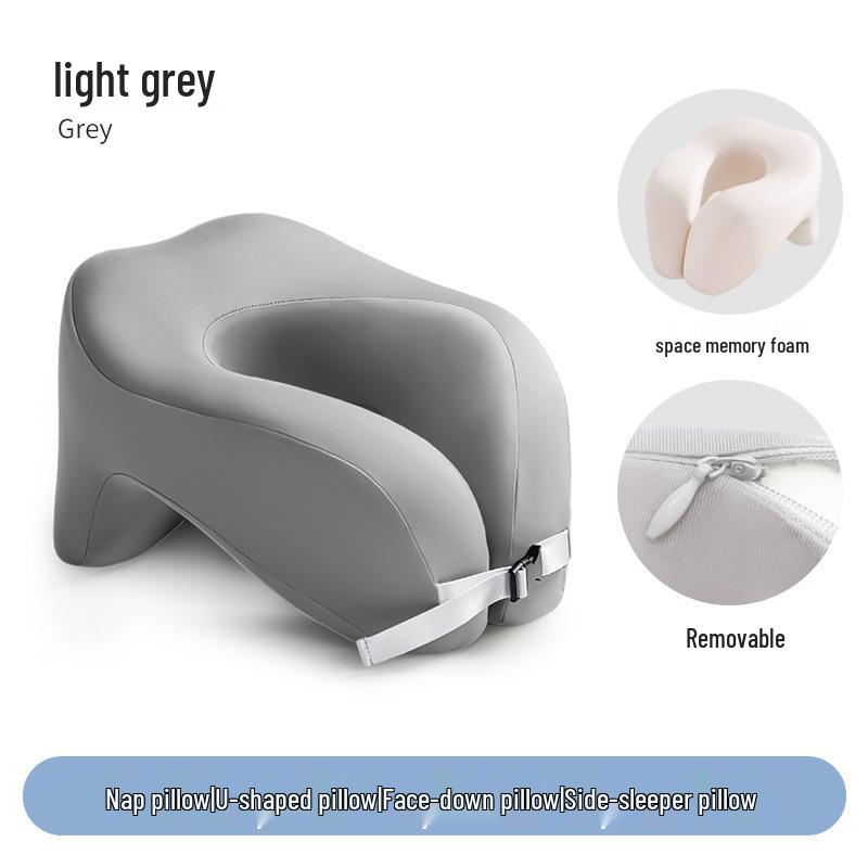 U-образная дорожная подушка из пены с эффектом памяти для поддержки шеи