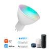 WiFi Smart Bulb RGB+W+C LED Bulb 5W GU5.3 Dimmable Light Phone APP Remote Control Compatible with