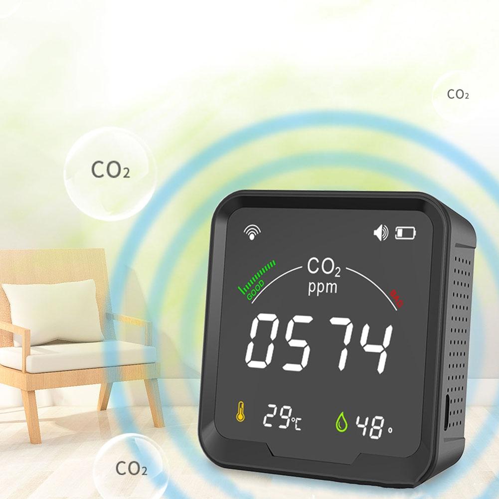 Smart WiFi Indoor CO/CO2 Tester Air Quality Monitor Temperature Humidity Tester