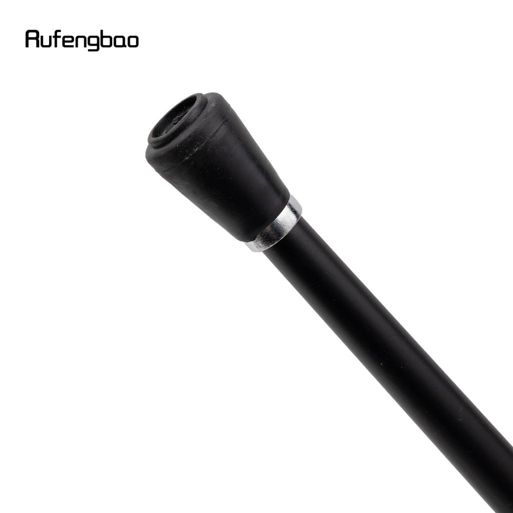 Red Black Leather Number Silver Walking Cane Fashion Decorative Walking Stick Gentleman Elegant Cosplay Cane Crosier 93cm