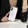 Чехол для телефона Sanrio с ушками кошки и яблоком для iPhone 16/11