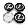 2026 Hot Interior Stickers 4Pc 56/60mm Car Wheel Center Hub Caps Cover Decor Sticker Auto Accessories For Lexus CT200H ES250 ES3