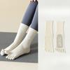Women's Solid Color Yoga Pilates Sports Floor Non Slip Mid Barrel Socks