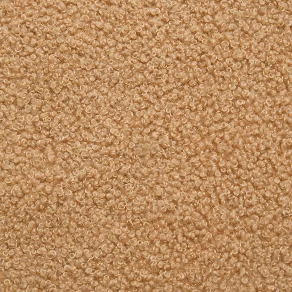 Office Swivel Chair Beige Textured Wool Like Fabric