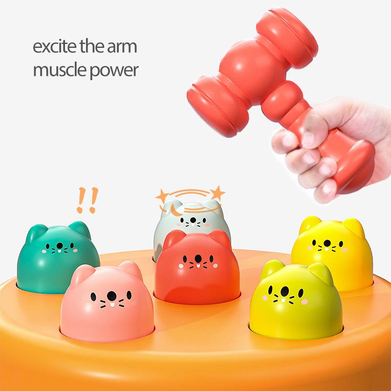 Ручной игровой автомат для торта «Ударь крота», детская игрушка «Хомяк», классические игрушки, фруктовый торт, музыкальная игра «Хомяк», развивающая игрушка