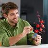 LEGO Botanical Plum Toy Подарок на день рождения Блок Рождество Мужчины Женщины Букет Искусственный цветок Украшение Интерьер Стильный 10369