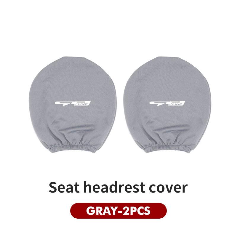 ABCDGC1 Car Seat Headrest Anti-Dirty Elastic Pillow Protective Cover For KIA K5 K2 Optima Soul Spectra Niro Cadenza Sephia Carens