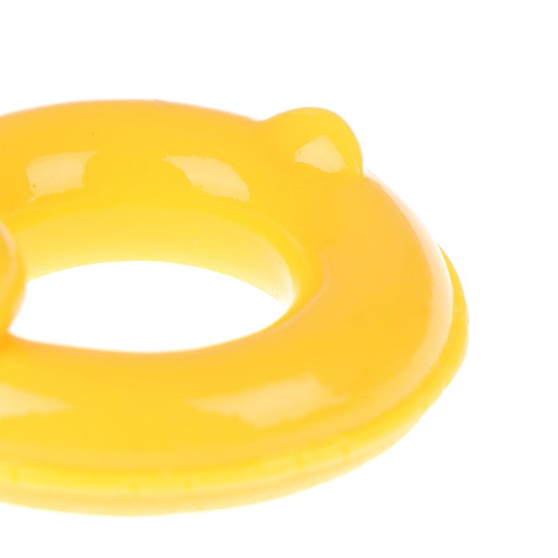 1:6 1:12 Dollhouse Miniature Yellow Duck Life Swim Ring For Doll Dollhouse Decor