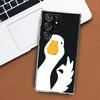 Cartoon Duck Goose Game Phone Case For Samsung Galaxy S24 S23 S22 Ultra S21 S20 Fe S10 Plus S10E S9 S8 + Shell Coque