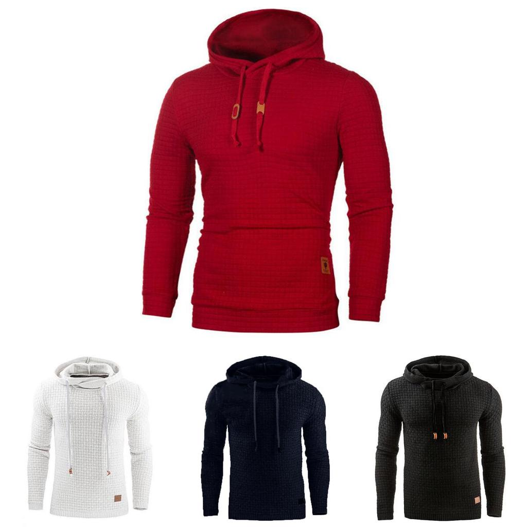 Men's Soft Hooded Pullover Jacket In Fashionable Colors For Stylish Comfort
