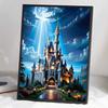 Алмазная вышивка своими руками Замок Набор для вышивания крестом Мозаичное искусство Алмазная вышивка Полный круг Алмаз Домашнее украшение