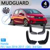 Брызговики подходят для Honda Fit Jazz GK 2014 ~ 2017 2015 2016 автомобильные аксессуары брызговик Fender авто замена