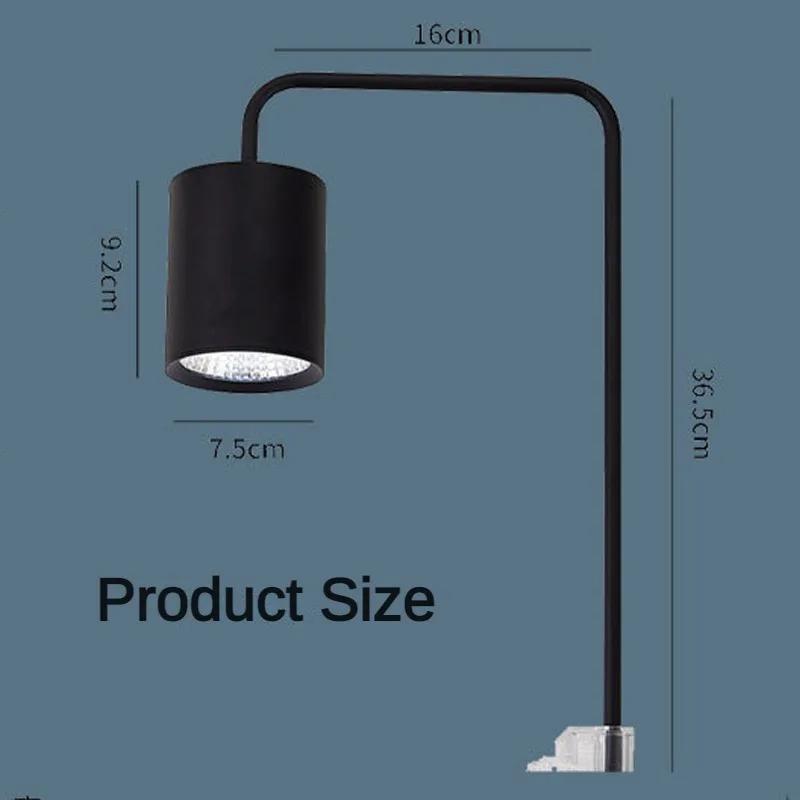 Аквариумный светильник LED Fishbowl Aqua Plant Lamp Grass Tank Lamp Clip Light Full Spectrum Lighting Plants Grow Supplies 12W/18W