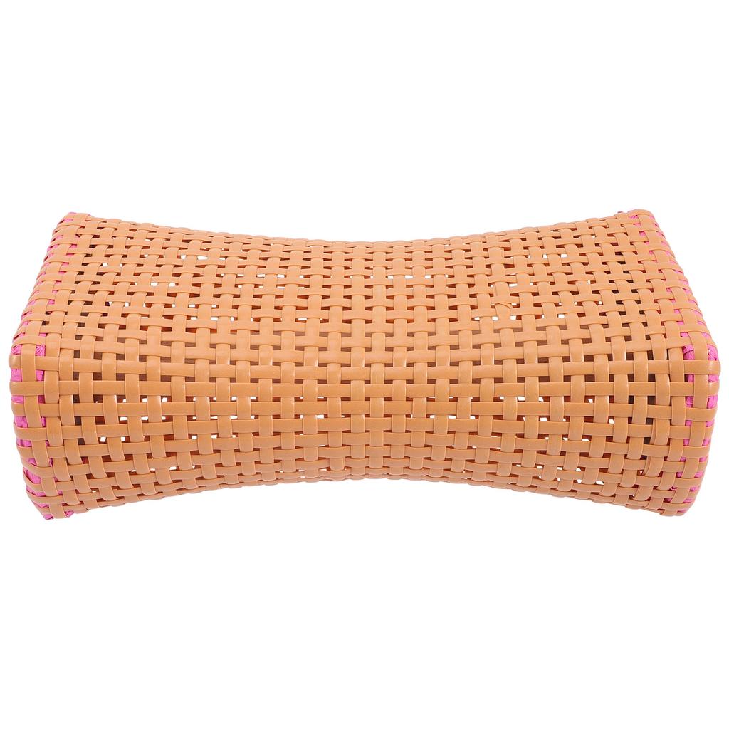 Bed Pillows Sauna Neck Rest Breathable Headrest Footspa/bath Soaker Massager with Heat Summer Bamboo Weaving