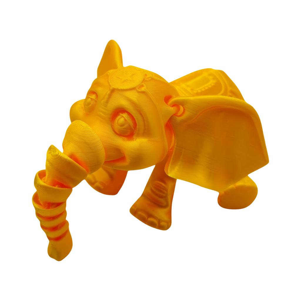 3D-печатная подвижная игрушка-слон, слон с подвижными суставами, 3D-печатная игрушка-слон, украшение, снятие стресса, подвижный слон