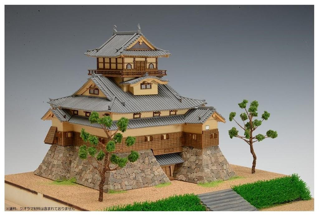 Набор для сборки деревянной модели замка Инуяма Вуди Джо 1/150