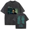 The Weeknd XO Tour Винтажная стираная футболка Мужская и Женская Летняя Хлопковая YK Clothing Повседневная Мода Круглый вырез Короткий рукав Футболка