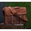 Leather Messenger Laptop Bag, Leather Briefcase, Leather Crossbody Bag, Christmas Gift