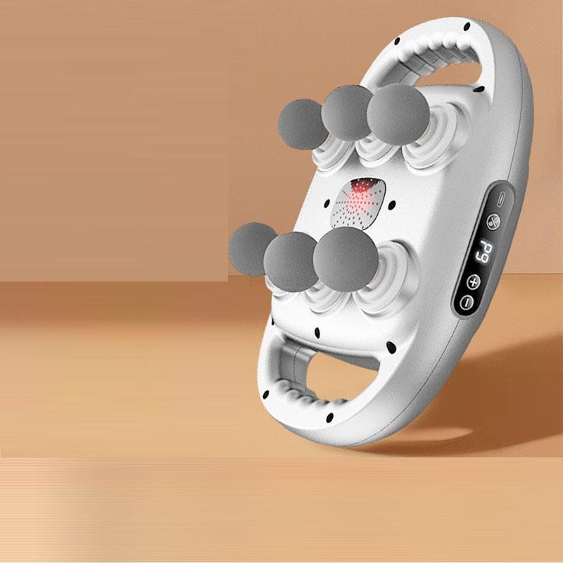 Fascia Gun Six-head Muscle Relaxation Electric Massager Wireless Waist Back Masajeador Deep High Frequency Vibrater Body Massage