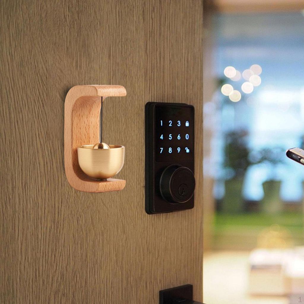 Колокол для владельцев магазинов, декоративные дверные звонки, деревянные подвесные колокольчики в японском стиле, вход для перезвона ветра