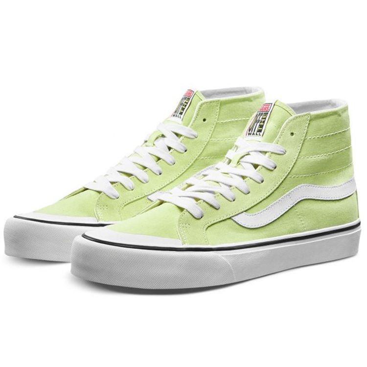 Vans Sk8 138 Decon Sf Нескользящие Легкие Высокие Кеды для Скейтбординга Унисекс Кроссовки Зеленые VN0A3MV1VSC
