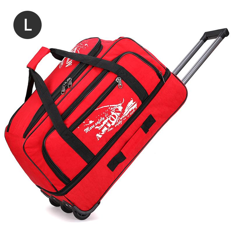 Оксфордский холст дорожная сумка на колесах Компактный водонепроницаемый складной багаж большой вместимости унисекс