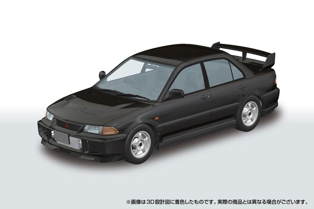 Aoshima Bunka Kyozai Scale Initial D 20 Kyoichi Sudo CE9A Lancer Evolution III Plastic Model Kit Production A5 Special Sticker (AOSHIMA) 1/24 No.